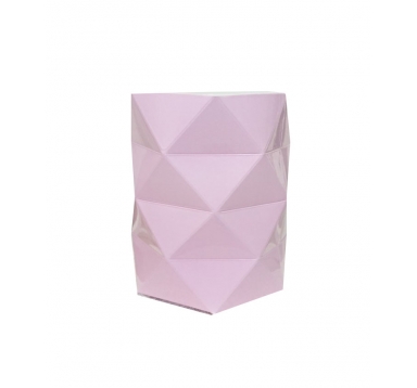 Коробка - ваза (ламинированная) светло-розовая