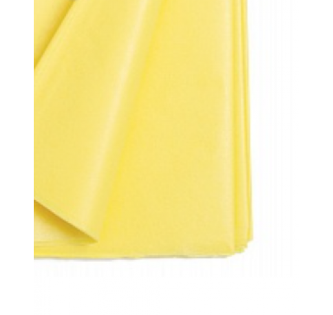 Бумага тишью 50*66 см (10 листов) SF-914, желтый