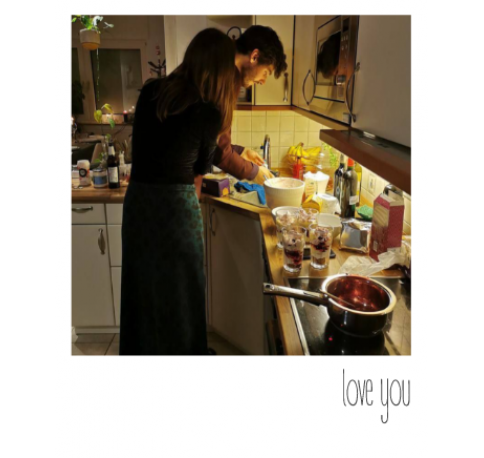 Открытка "Полароид" 11*9 см, дизайн 141