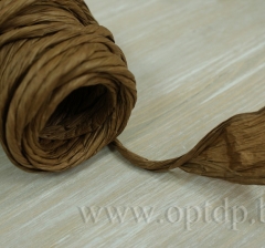 Шнур бумажный декоративный 10м. коричневый