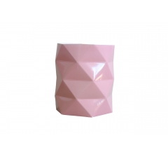 Коробка - ваза (ламинированная) розовая