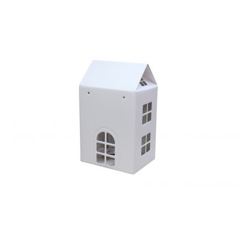 КОРОБКА-ДОМИК 12*16*20 СМ (до КРЫШИ), БЕЛЫЙ