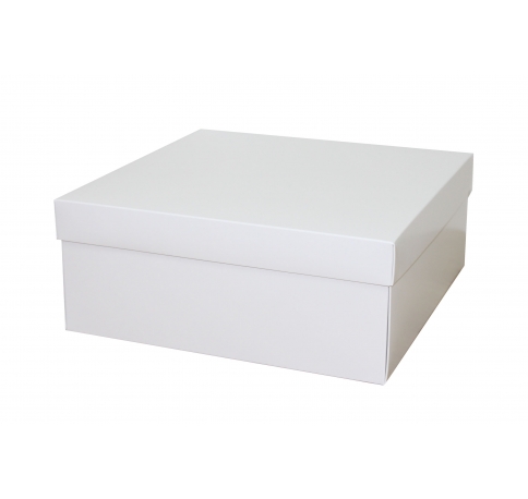 Коробка подарочная 240*240*100 мм, белая