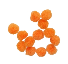 Помпоны оранжевые ( 50 грамм)