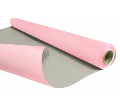 Бумага Kraft Duo 79 см/ 40 м, розово-серая