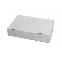 Коробка 28*21*6 см, бел, ДП78